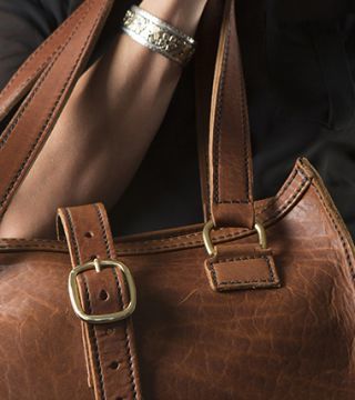 A Brown Leather Bag