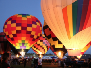 A Group Of Hot Air Balloons