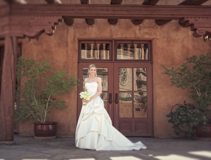 Bride at La Fonda
