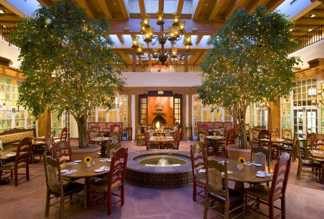 La Plazuela Restaurant offers authentic Santa Fe cuisine